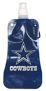Dallas Cowboys 16 Ounce Foldable Water Bottle Foldable Water Bottle Bottle Cowboys