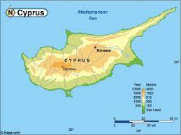 Districtul famagusta districtul kyrenia districtul larnaca districtul limassol. Harta Cipru Consulta Harta Fizica A Ciprului Pe Infoturism Ro