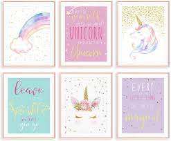 Well, whatever your age, your dream can become a reality. Amazon Com Unicorn Wall Decor Girls Room Decor Kids Room Decor For Girls Unicorn Wall Art Unicorn Room Decor For Girls Bedroom Nursery Decor Set Of 6 8x10in Unframed Everything Else