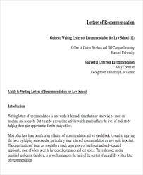 Free 5+ Sample Law School Letter Of Recommendation In Ms Word | Pdf