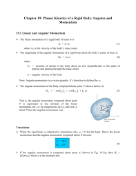 Is angular momentum a vector quantity. Me201 071 Chapter19