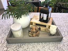 Wood Serving Tray Farmhouse Tray Rustic Wood Tray Ottoman Coffee Table Decor Tray Serving Tray Decor Serving Tray Wood