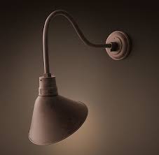 Build.com has been visited by 100k+ users in the past month Restoration Hardware Vintage Barn Angled Shade Sconce Weathered Rust Shopstyle Wall Lighting Farmhouse Outdoor Lighting Wall Lights Bookcase Lighting