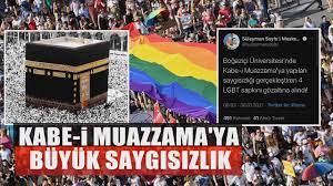 İçişleri bakanı süleyman soylu, i̇stanbul cumhuriyet başsavcılığı, boğaziçi üniversitesi önünde kabe fotoğrafının yere serildiği iddiasına ilişkin yayınladığı mesajda lgbti̇+'lar hakkında sapkın ifadesini. Kabe I Muazzama Ya Buyuk Saygisizlik Kabe Lgbt Suleymansoylu Youtube