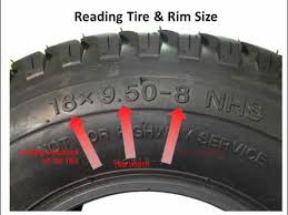 lawnmower tires how to read the numbers on the sidewall of