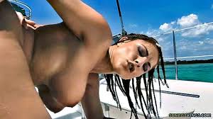 Steamy Boat Encounter Featuring Busty Brunette Roberta Gemma - XXXBP