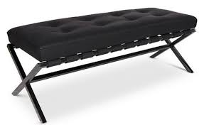 Deutsche bank ag (german pronunciation: Casa Padrino Luxus Sitzbank Schwarz Schwarz 120 X 45 X H 40 Cm Edelstahl Bank Mit Italienischem Leder Gepackablage Hotel Mobel Accessoires