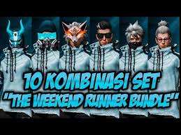 For marathon weekend, you can usually get away with second day as well before stuff runs out! 10 Kombinasi Set The Weekend Runner Bundle Garena Free Fire Youtube