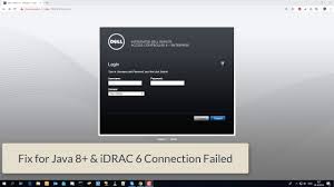 Dell Idrac Connection Failed Virtual Console Fix Youtube