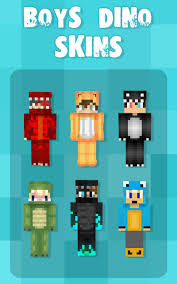 Playing minecraft, everyone wants to show their personality. Dino Skins For Minecraft Pour Android Telechargez L Apk