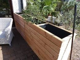 Hochbeet Als Windschutz Oder Sichtschutz Fur Terasse Und Garten Selber Machen Hochbeet Als Windschutz Oder Sichtsc Patio And Garden Raised Garden Raised Beds
