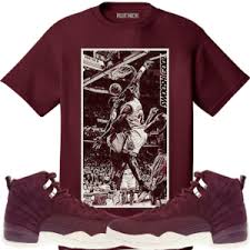 Black And Gold Retro 12 Shirt Original Rufnek T Shirt Jordan Retro 12 Bordeaux Sneaker Tees Shirt To Match Sgmj Sneaker Tee Bordeaux Sneakers Jordan Retro 12