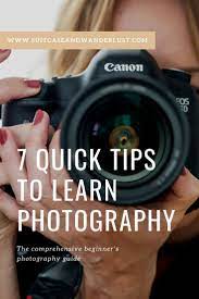 A Comprehensive Guide For Photography Beginners 7 Quick Tips To Learn Photography 8 Learning Photography Photography For Beginners Photography Tutorials Canon