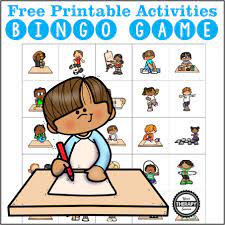 Just click and print for free activities you can do welcome to preschool printable activities! Activity Bingo Free Printables Your Therapy Source