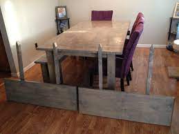 Ana White Farmhouse Table Table Extension And Bench Diy Projects White Farmhouse Table Farmhouse Table Plans Diy Dining Room Table