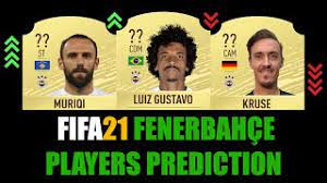 Miha zajc rating is 73. Fifa 21 Fenerbahce Players Rating Prediction W Luiz Gustavo Kruse Muriqi Aziz Tufan Isla Youtube