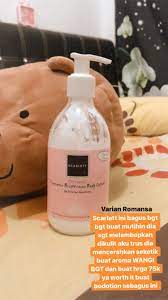 Scarlett Body Lotion Pencerah Perawatan Kulit Alami Produk Perawatan Kulit Alami Perawatan Kulit
