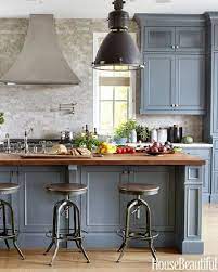 Light grey often works best, because it contrasts the blue without overshadowing its position as the central focus of the kitchen. Azul Blue Gray Kitchen Cabinets Grey Kitchen Cabinets Grey Blue Kitchen