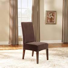 Sure Fit Stretch Pinstripe Short Dining Room Chair Cover Dining Room Chair Covers Dining Chair Slipcovers Slipcovers For Chairs