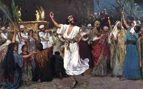 King David Dancing Before The Lord Bible Pictures Postcard Art Dancing Art