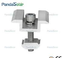 Pandasolar Aluminuim Thin Film Module Clamp Solar Frameless ...