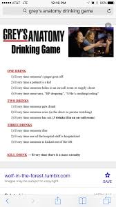 Grey S Anatomy Drinking Game Drinking Games Movie Drinking Games Drinking Games For Parties