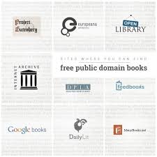 25 Sources Of Free Public Domain Books Public Domain Books Books Free Books