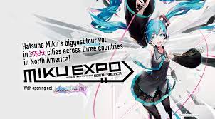 Hatsune Miku S Biggest Tour Yet In Ten Cities Across Three Countries In North America Hatsune Miku Miku Hatsune