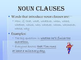 A countable noun is a thing can be numbered or counted: Noun Clause As Direct Object