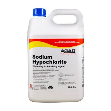 Sodium Hypochlorite | Agar Cleaning Systems
