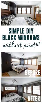 Diy Black Windows Without Painting Or Replacing How To Paint Vinyl Windows Black Painted Windows Paint Vin Painting Vinyl Windows Window Vinyl Black Windows