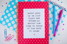 Our Current Best Seller Never Give Up On Your Hopes Dreams Positive Quote Print A5 A4 Inspirational Motivational You Gave Up Quote Prints Never Give Up
