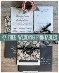 47 Free Wedding Printables Cheap Eats And Thrifty Crafts Free Wedding Printables Cheap Wedding Invitations Free Wedding
