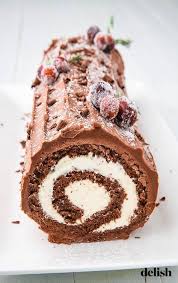 This Is The Easiest Dreamiest Buche De Noel Ever Recipe Cake Roll Recipes Holiday Desserts Holiday Baking