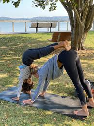 Basic yoga positions are a great way to start your day. Peace In Piermont