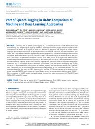 Capitol by his supporters, concluding the second impeachment trial of his term in office. Pdf Part Of Speech Tagging In Urdu Comparison Of Machine And Deep Learning Approaches