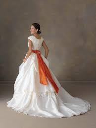 Jewel style wg3755 (david's bridal). 30 Beautiful White And Orange Wedding Dress Best Inspiration Burnt Orange Wedding Dress Orange Dress Wedding Vintage Bridesmaid Dresses