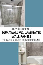 How To Compare Dumawall Fibo Laminate Bathroom Shower Wall Panels Innovate Building Solutions Interlocking wall tiles that are waterproof. bathroom shower wall panels