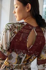 Anthropologie Floral Lace Jumpsuit Small