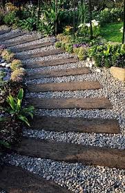The proper way to actually do it is to mix everything. 29 Sleeper Paths Ideas Garden Design Garden Paths Outdoor Gardens