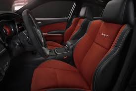 2016 Dodge Charger Srt Hellcat Interior Shown In Ruby Red Alcantara Suede Coches
