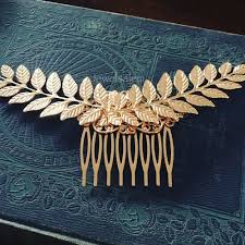 Large Gold Leaf Hair Comb Big Gold Leaf Wedding Hair Comb Romantic Hair Slide Rustic Wedding Hair Accessories Bride Hair Accessories Rustic Wedding Hairstyles