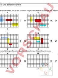 Was sind die aktuellen einreisebedingungen für deutschland? Arbeitsblatt Grundriss Seitenansicht Geometrie Raumverstandnis