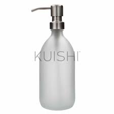 Discover jcpenney's collection of accessories sets for the most important room in your house. Frosted Glass Bottles White Glass Soap Dispenser Kuishi