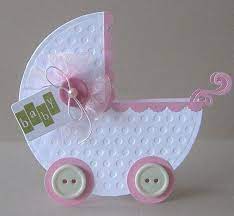 Baby Carriage Baby Cards Handmade Baby Cards Baby Shower Cards