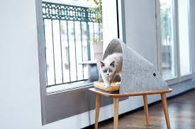 These Cat Cocoons Look More Like Minimalist Sculptures Than Cat Beds Kedi Mobilya Paris