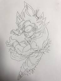 migatte no gokui goku kamehameha goku a lapiz dibujo de goku como dibujar a goku
