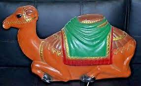 Or the lights inside are burnt out. New Christmas 28 Pearl Nativity Camel Lighted Blow Mold Holiday Seasonal Christmas Current 1991 Now