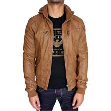 Blouson cuir homme cuirs guignard, blouson cuir homme oakwood, blouson cuir homme schott. Soldes Veste Cuir Marron Capuche Homme En Stock