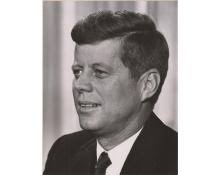 Huge JFK Portrait Signed Day Before Inauguration! A Gorgeous Example, One  of a Kind? Ex. Gen. Abendroth